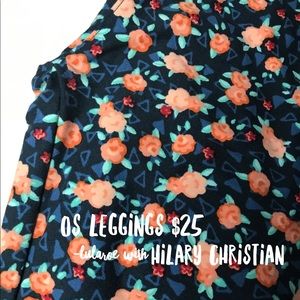 3 pair LuLaRoe leggings OS fit up to size 10 NWT